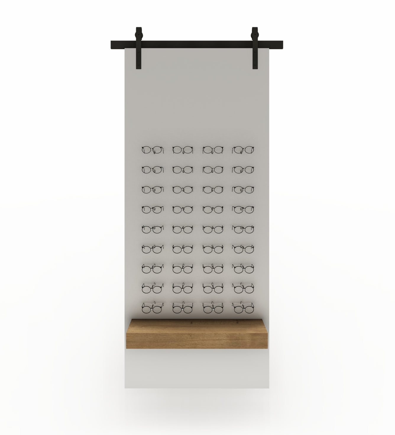 Glasgow E Industrial | Wallpresentation glasses picker