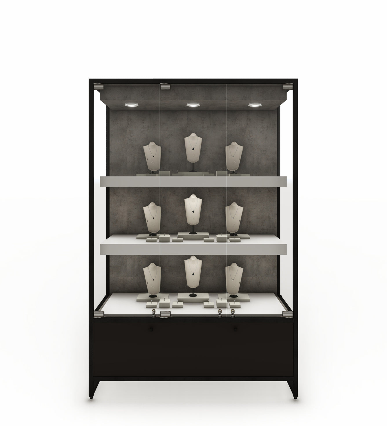 Edinburgh B Large Industrial | Display case W=1500