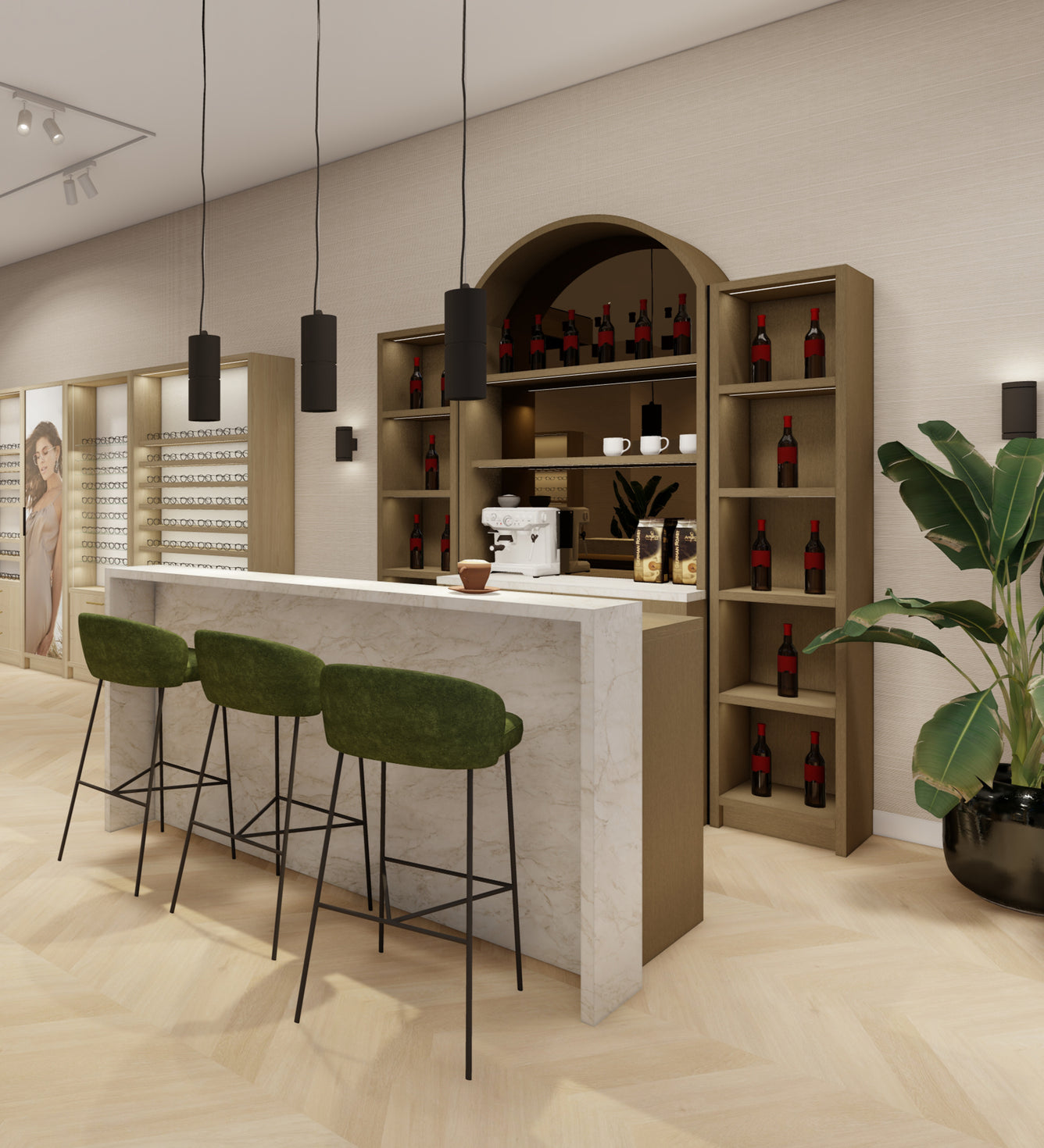 V2 - Stellenbosch B 1200 | Elegance | Coffee bar atmospheric furniture