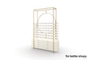 Palermo C | Arcades | Glasses display with lit shelving
