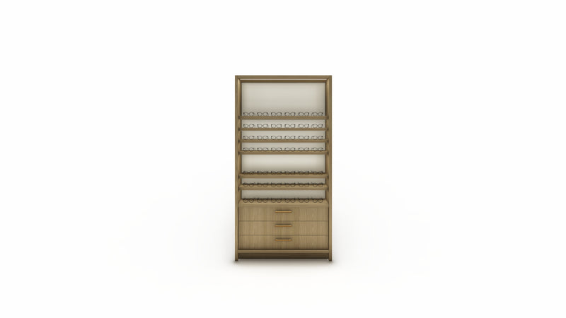 V2 - Kaapstad C 1200 | Elegance | Glasses presentation cabinet