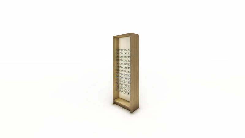 V2 - Kirstenbosch C 800 | Elegance | Wall unit glasses presentation glass shelves