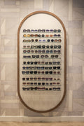 Parma C 1000 | Arcades | Wall panel with glass shelving