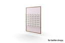 Cagliari C | Arcades product line | Wall panel with metal shelving